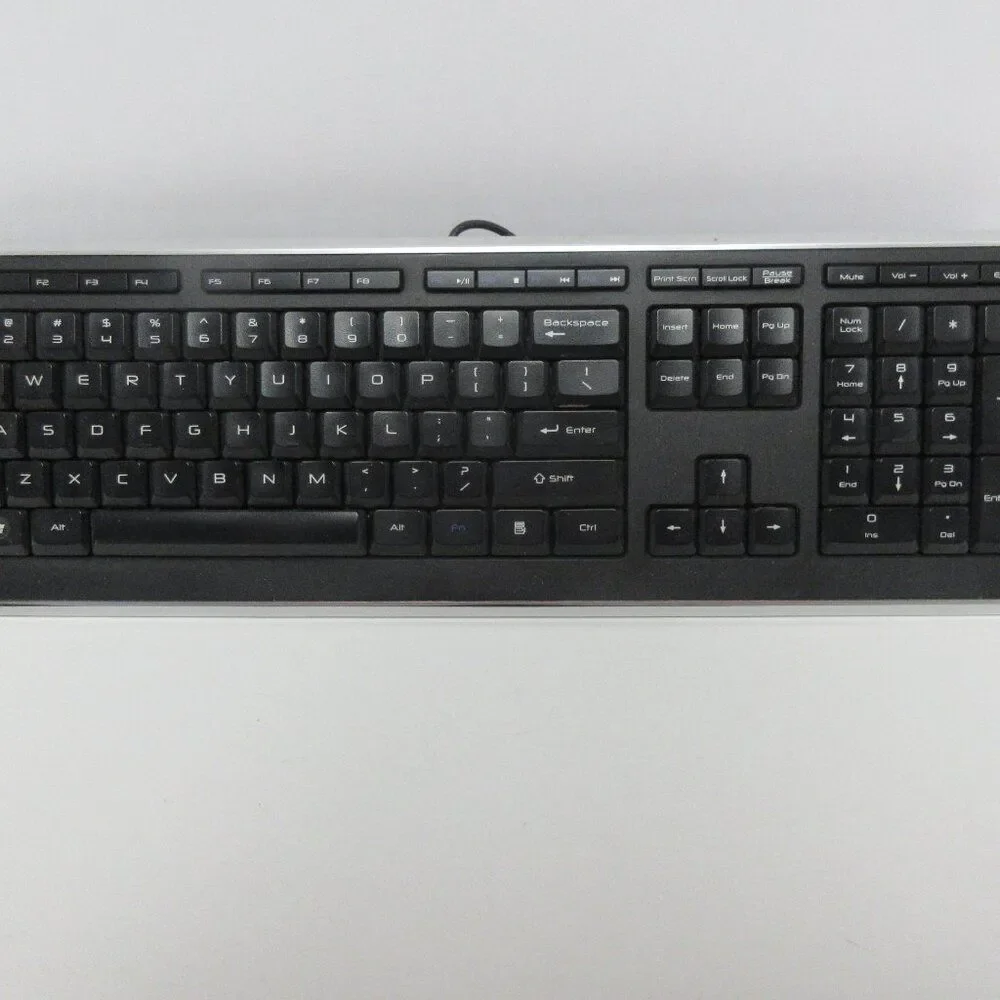 Gateway KB-0817 Wired PS/2 Keyboard Black Full Size Multimedia for Desktop PC